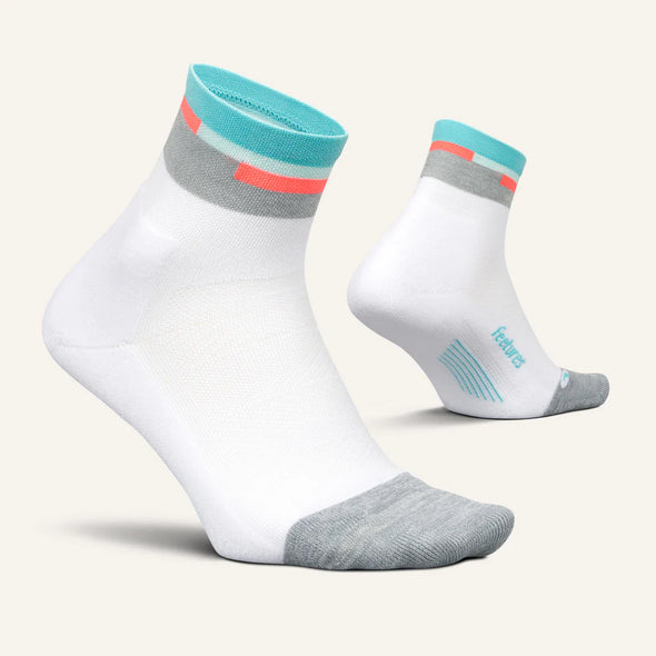 Feetures Elite Light Cushion Quarter Socks