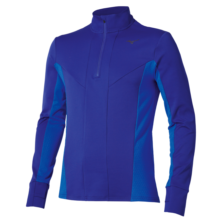 Men's Mizuno Active Warmalite Half Zip Long Sleeve Top
