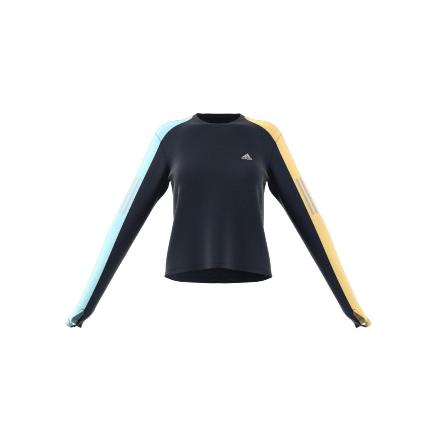Women's Adidas Colour Block Long Sleeve Top