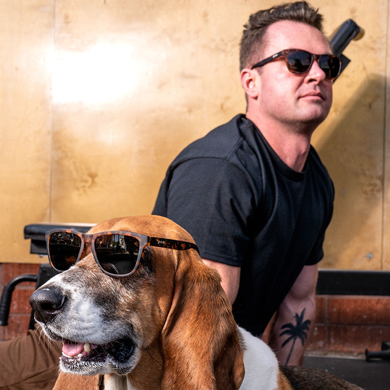 Goodr OG Sunglasses - Bosley's Basset Hound Dreams