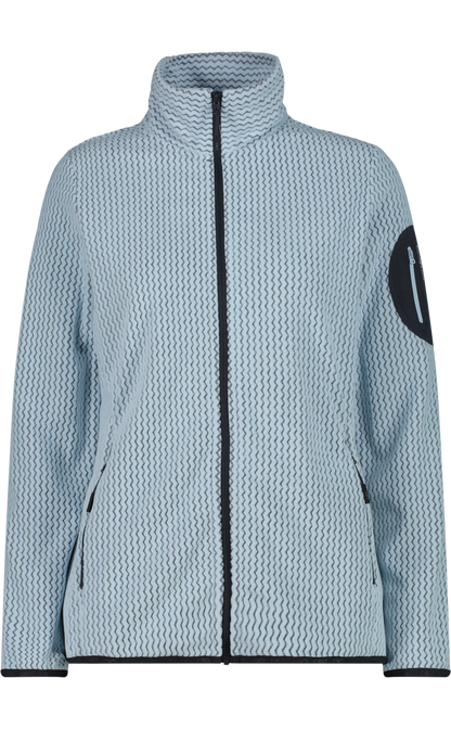 Women's CMP heavy long-sleeved fleece jacket