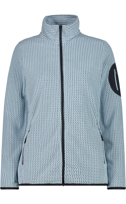Women's CMP heavy long-sleeved fleece jacket
