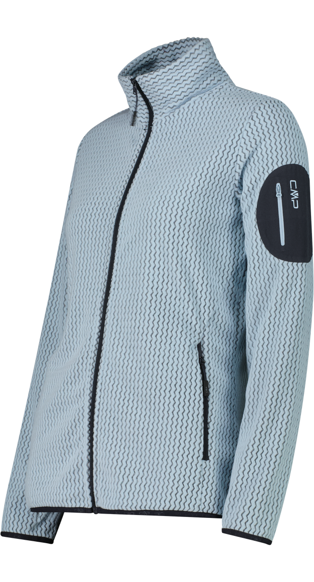 Women's CMP heavy long-sleeved fleece jacket