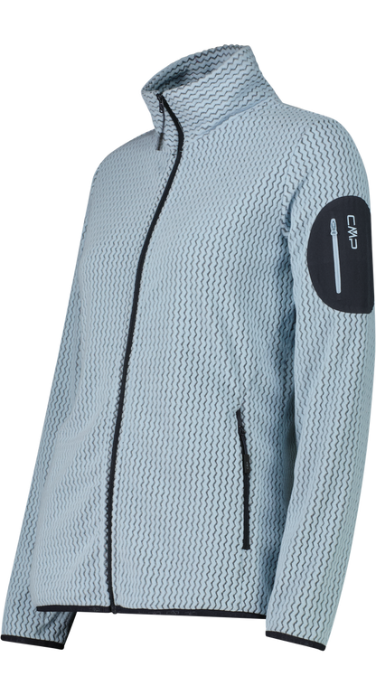 Women's CMP heavy long-sleeved fleece jacket