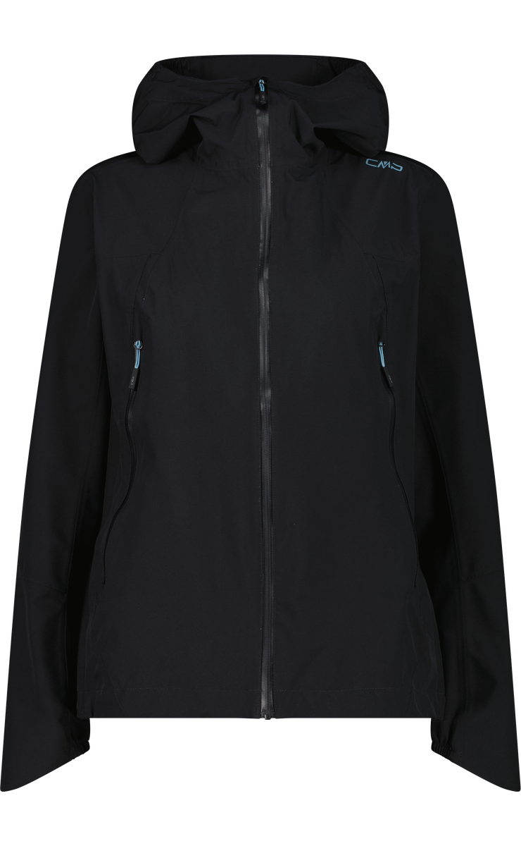 Women's CMP Jacket Fixed Hood Waterproof