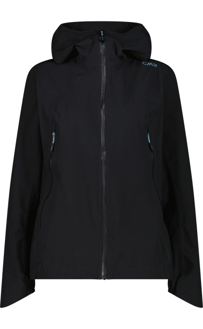 Women's CMP Jacket Fixed Hood Waterproof