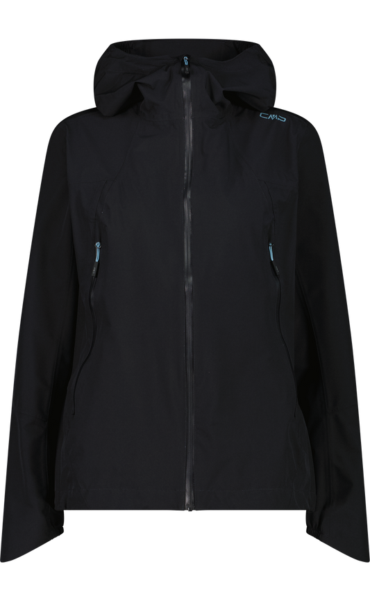 Women's CMP Jacket Fixed Hood Waterproof