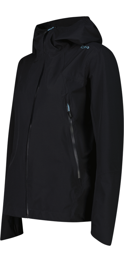 Women's CMP Jacket Fixed Hood Waterproof