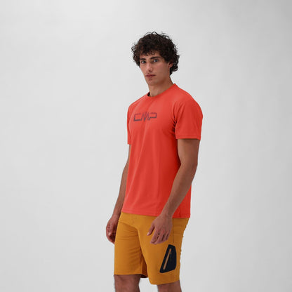 Men's CMP Round neck t-shirt with CMP logo