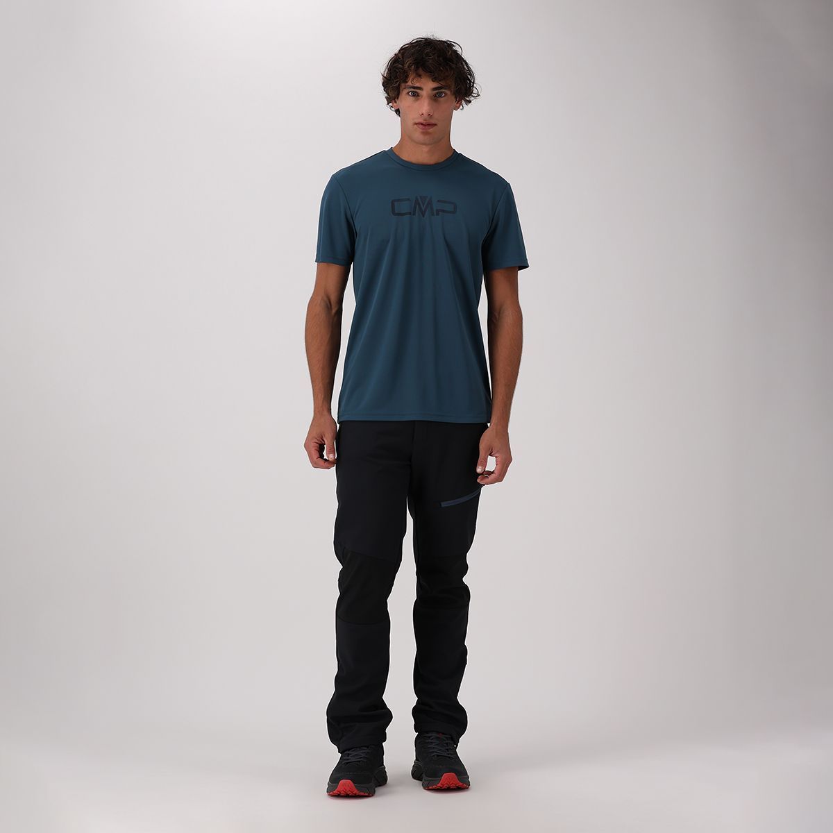Men's CMP Round neck t-shirt with CMP logo