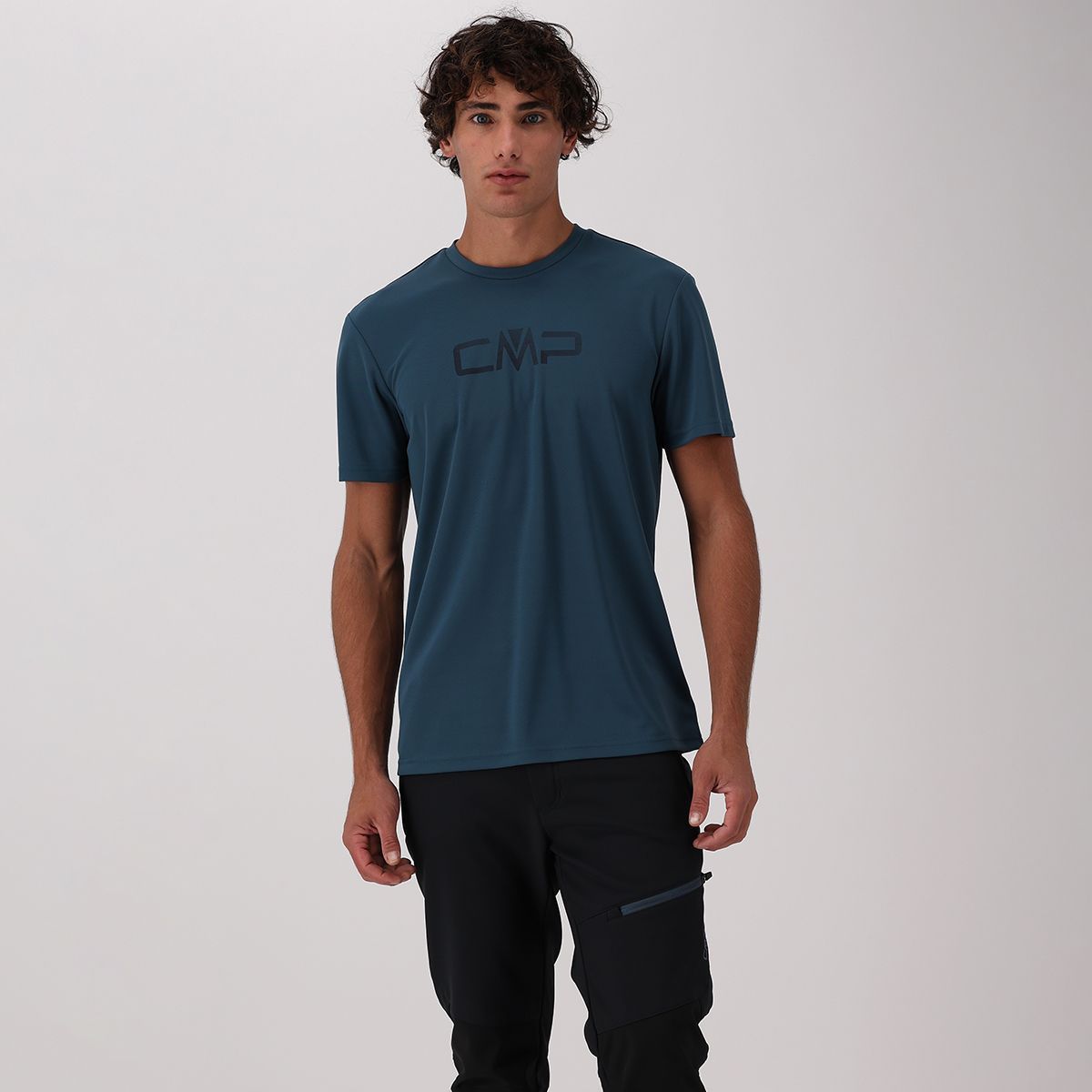 Men's CMP Round neck t-shirt with CMP logo
