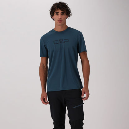 Men's CMP Round neck t-shirt with CMP logo