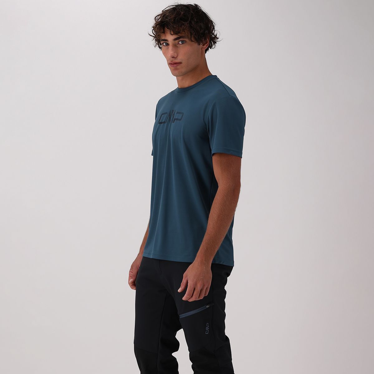 Men's CMP Round neck t-shirt with CMP logo
