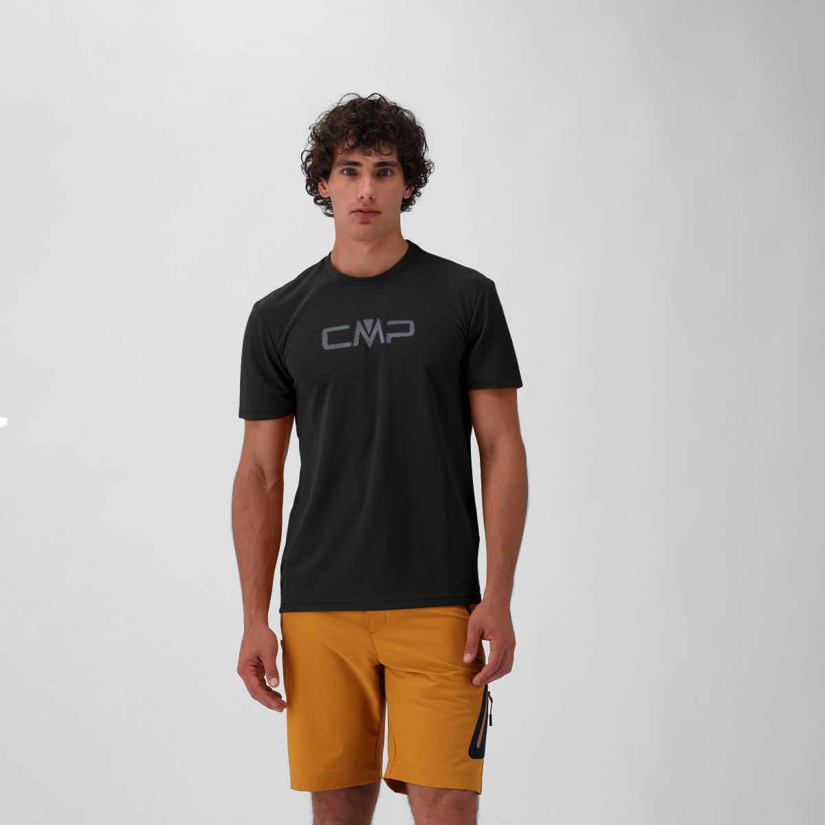 Men's CMP Round neck t-shirt with CMP logo