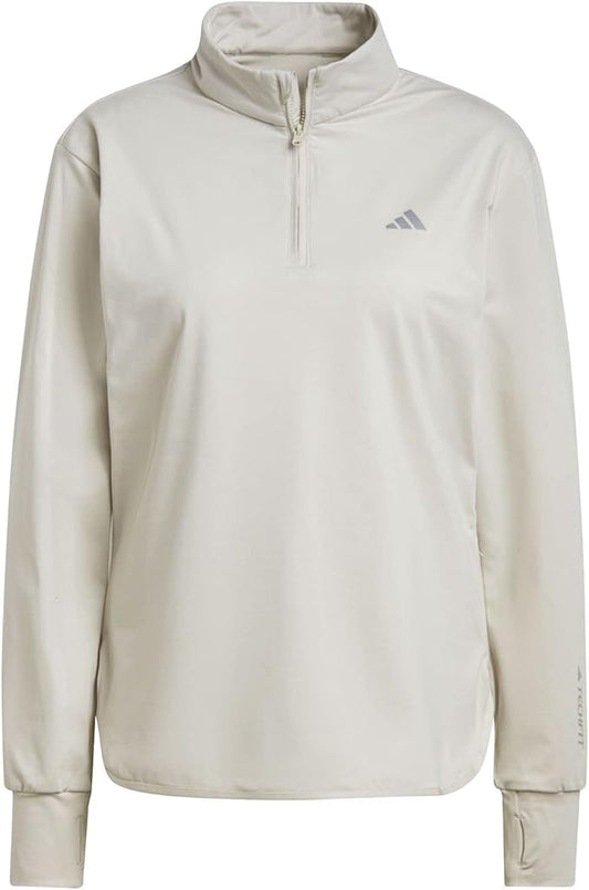 Womens Adidas Long Sleeve Zip Top