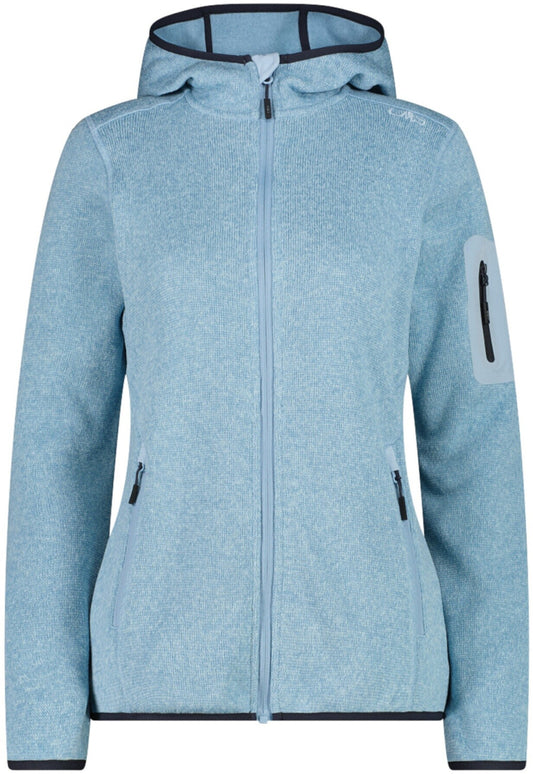 Woman's CMP Fleece Jacket Fix Hood