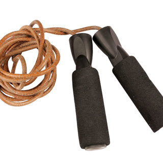 Fitness Mad Weighted Leather Jump Rope