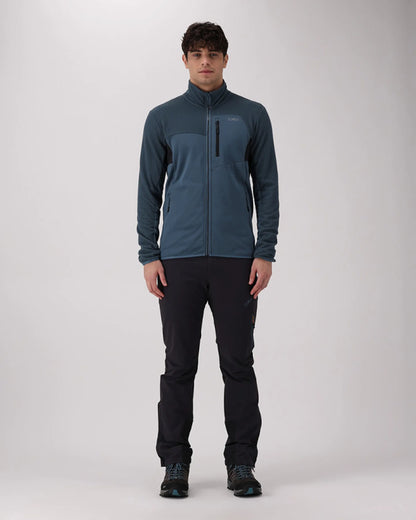 Men's CMP Lightweight Grid Tech Fleece Jacket - Avio